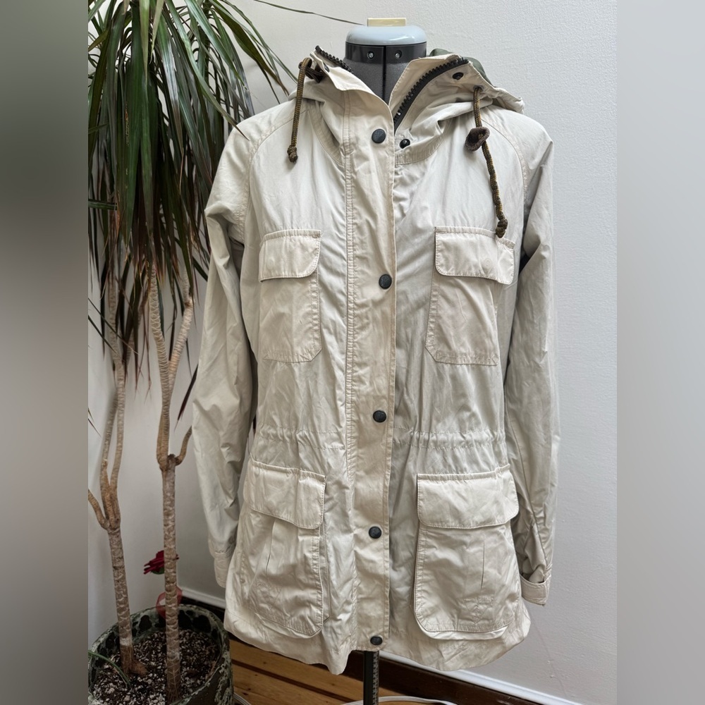 Eddie Bauer Vintage Style Mountain Parka Shell - Tan & Olive